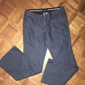 Ann Taylor Denim Trousers Size 8